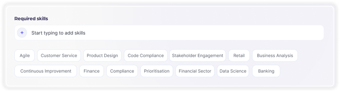 Required Skills-Opportunity